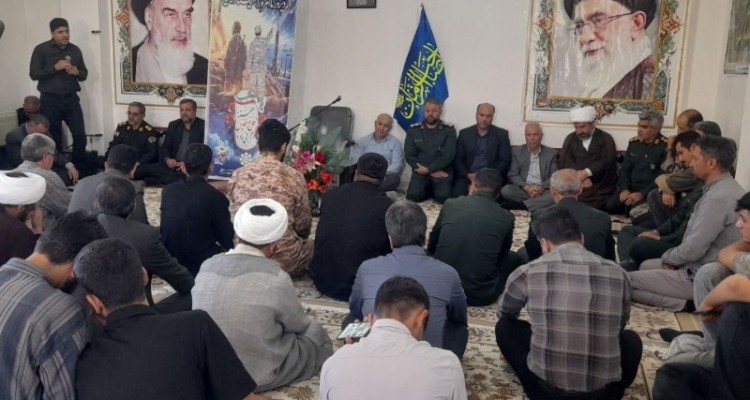 دیدار با امام جمعه هرسین به مناسبت گرامیداشت هفته دفاع مقدس