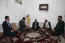 دیدار با خانواده های معزز شهدای فرهنگی در هرسین