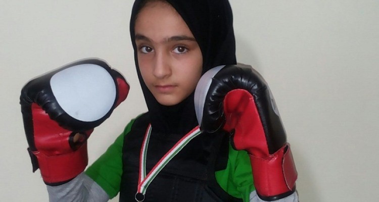 کسب مدال طلای مسابقات ووشوی قهرمانی استان کرمانشاه توسط  نونهال هرسینی 