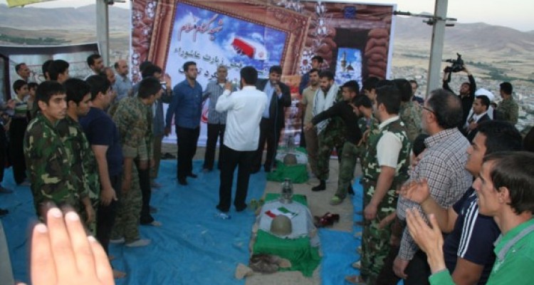 یادواره شهدای گمنام شهرستان هرسین برگزار شد+تصویر