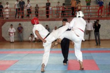 پایان بیست و هفتمین دوره مسابقات کیوکوشین کاراته ماتسوشیمای استان/هرسین نایب قهرمان شد