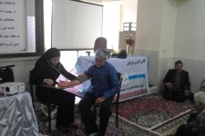 برگزاری طرح غربالگری فشارخون سالمندان در هرسین