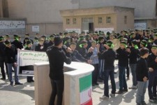 سوگواره «احلی من العسل» در مدارس هرسین اجرا شد