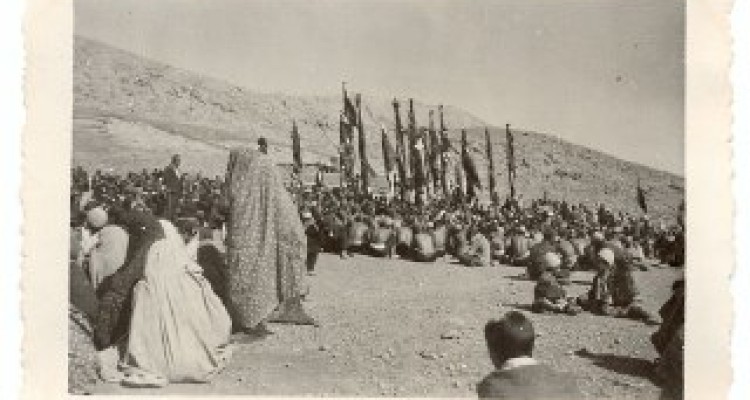  عكسهايي تاريخي از ارادت مردم دارالمومنين هرسين به سالار شهيدان