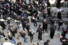 مراسم تاسوعای حسینی در هرسین برگزار شد