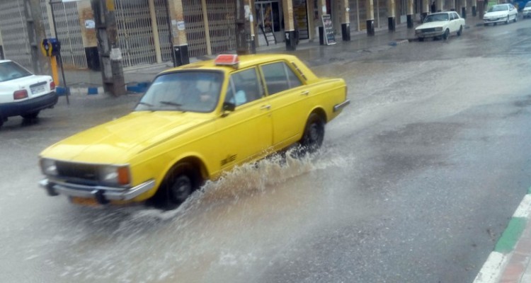 تصاویری از بارش رحمت الهی در هرسین