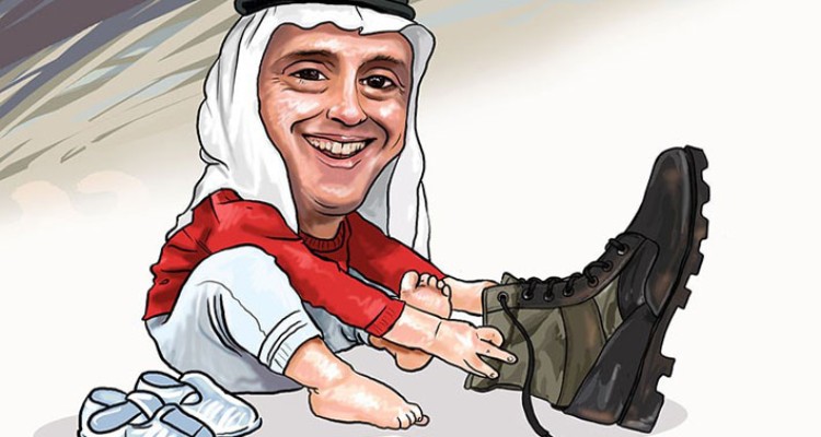 کاریکاتور/ کفش‌های عادل الجبیر!!!