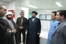 بازدید امام جمعه هرسین از بیمارستان 100 تختخوابی شهدای شهرستان