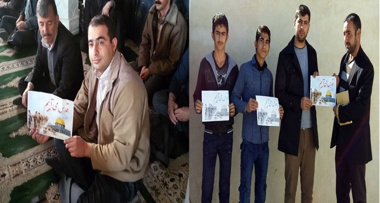 مردم هرسین به کمپین قدس می آییم پیوستند+تصویر