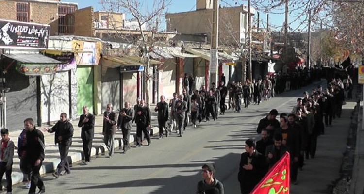 مراسم اربعین سرور و سالار شهیدان حضرت ابا عبدالله الحسین(ع)در هرسین برگزار می شود