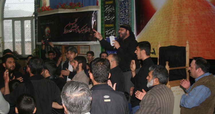 مراسم عزاداری اربعین حسینی در شهرستان هرسین برگزار شد+تصویر