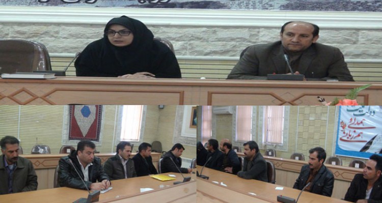 برگزاري نشستي در خصوص انتخابات در هرسين 