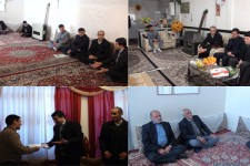 دیدار مسئولین شهرستان  با خانواده شهدا و جانبازان در هرسین  