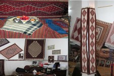 هنر گلیم بافی هرسین به روایت تصویر