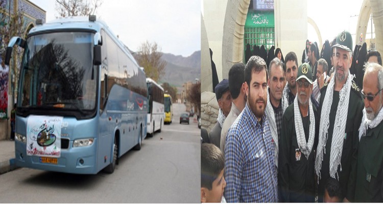 اعزام کاروان راهیان نور شهرستان هرسین به مناطق عملیاتی جنوب کشور+تصویر