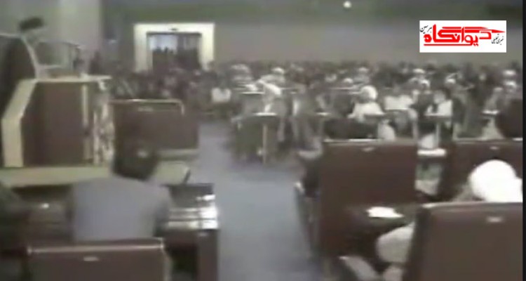 قرائت وصیت نامه امام(ره) توسط حضرت آیت الله خامنه ای