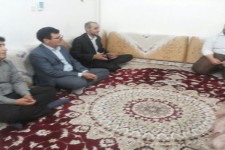 دیدار با خانواده معظم شهدا در هرسین