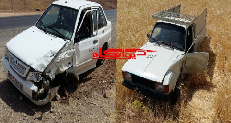 تصادف پراید با وانت در محور قیسوند هرسین  یک مصدوم برجای گذاشت