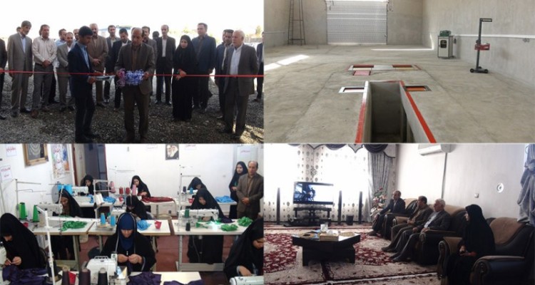 افتتاح سه طرح خدماتی و تولیدی با اعتبار 12 میلیارد و 250 میلیون ریال در هرسین+تصاویر