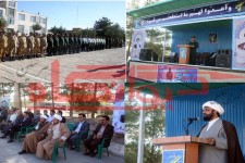 صبحگاه مشترک نیروهای مسلح در هرسین برگزار شد