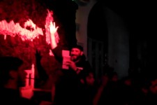 مداحی شب تاسوعای حسینی در هرسین+فیلم
