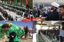 مراسم عزاداری عاشورای حسینی در هرسین برگزار شد+عکس و فیلم