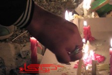  مراسم شام غریبان حسینی در هرسین+عکس