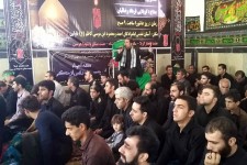 اجتماع عزاداران حسینی و آمران به معروف وناهیان از منکر در آستان مقدس امامزادگان احمد ومحمود