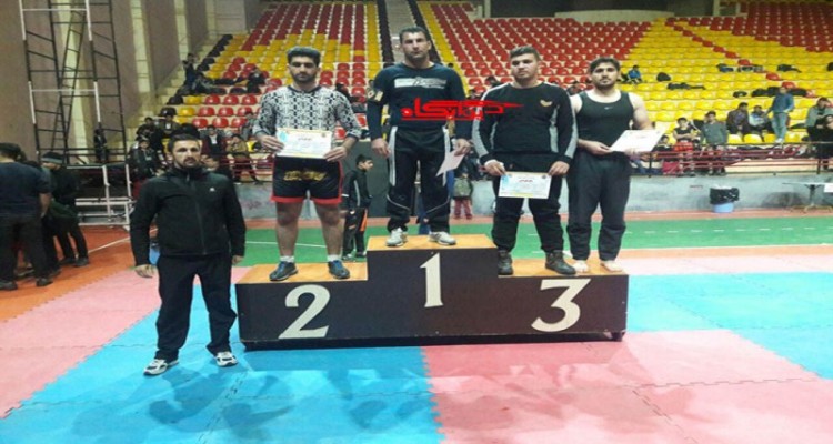 کسب مقام قهرمانی ورزشکار بیستونی در مسابقات رزمی پهلوانی کشور+تصویر