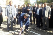 كلنگ زني پايگاه شهري شماره 2 یهداشت و درمان هرسین با اعتبار 300 ميليون تومان