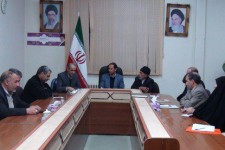 جلسه معتمدين معين بنياد شهيد و امور ايثارگران هرسين با فرماندار شهرستان