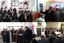 از دیدار با امام جمعه شهرستان تا نواختن زنگ انقلاب در مدارس و افتتاح نمایشگاه آثار هنری در هرسین