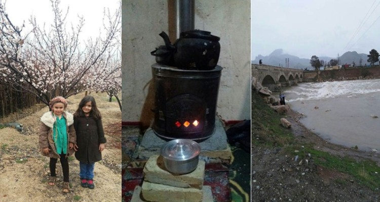 تصاویر ارسالی از سیزده بدر بارانی در هرسین