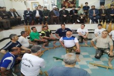 تصویر/ برگزاری جشن میلاد حضرت علی(ع) در زورخانه باستانی امام علی(ع)هرسین 