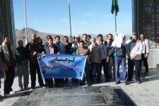 همایش کوهنوردی و صعود به تپه شهدای گمنام هرسین+تصویر