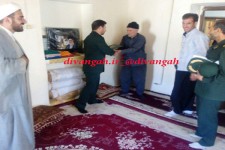 دیدار فرمانده سپاه ناحیه با خانواده معظم شهید خاکی پور در هرسین+تصویر