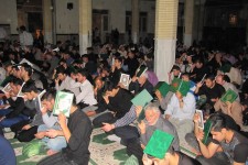 آیین ویژه شب 21رمضان در هرسین برگزار شد+ تصویر