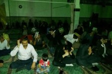 نوای «الغوث الغوث» مومنان روزه‌دار در هرسین طنین انداز شد+فیلم و تصویر