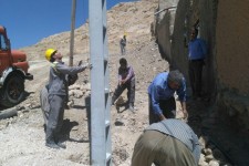 اتمام اصلاح وضعیت شبکه برق و روشنایی بخشی از محله  ده بالا