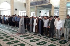 نماز عید قربان در هرسین به امامت حجت الاسلام اجرایی اقامه شد