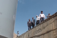 بازديد فرماندار هرسين از تأسيسات و تصفيه خانه آب شرب شهر هرسين