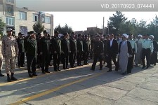 صبحگاه مشترک نیروهای مسلح در هرسین برگزار شد+تصویر