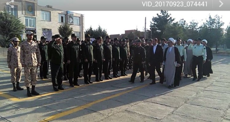 صبحگاه مشترک نیروهای مسلح در هرسین برگزار شد+تصویر