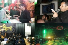 برگزاری مراسم شب چهارم محرم در هرسین+عکس 
