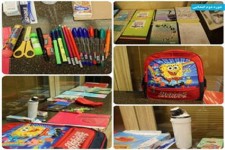 اهدا 75 بسته لوازم التحریر  در قالب طرح عترت بوتراب به ایتام شهرستان هرسین