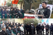 مراسم سی امین سالگرد شهادت شهید میرزا جعفر پیری در هرسین+تصویر