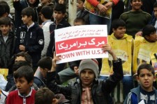صحنه هایی از راهپیمایی13آبان در هرسین