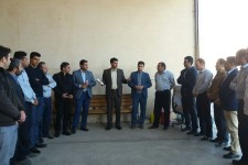 اسدی: لزوم  ارتقاء تجهیزات و کیفیت خدمات در مرکز آتش نشانی هرسین