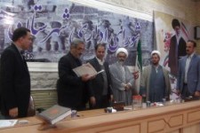 مراسم تودیع و معارفه رئیس جهاد کشاورزی شهرستان هرسین برگزار شد