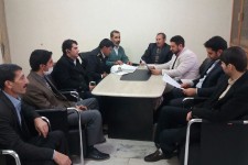 برگزاری جلسه کمیته انضباطی  تخلفات  تاکسیرانی شهرهرسین